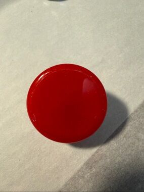Red Round-Shaped  “Pop Socket-like” Phone Grip